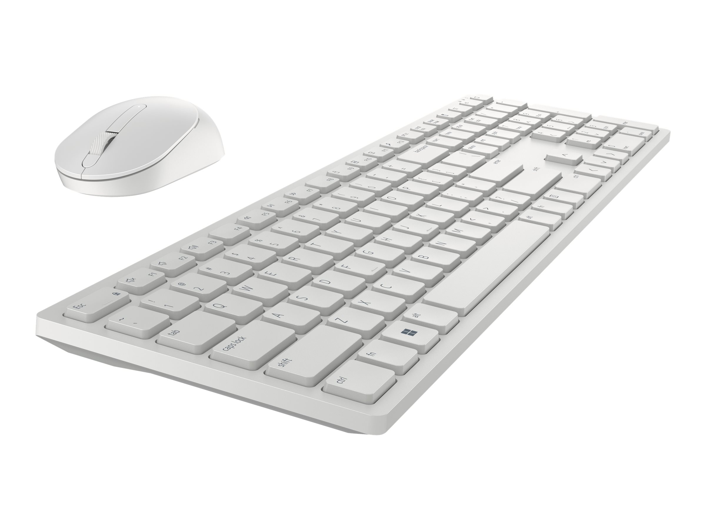 Dell | Keyboard and Mouse | KM5221W Pro | Keyboard and Mouse Set | Wireless | Mouse included | Russian | White | 2.4 GHz