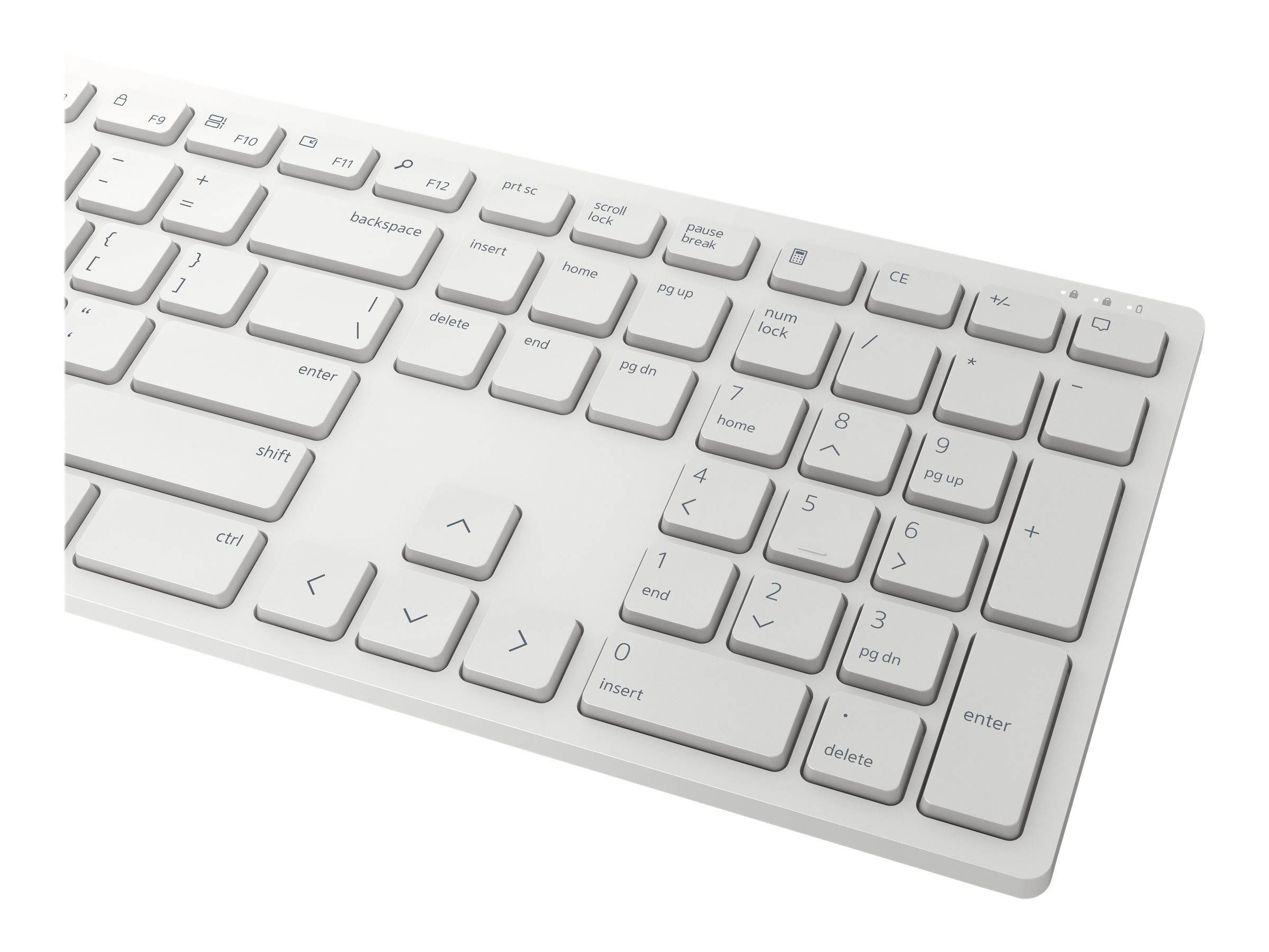 Dell | Keyboard and Mouse | KM5221W Pro | Keyboard and Mouse Set | Wireless | Mouse included | Russian | White | 2.4 GHz
