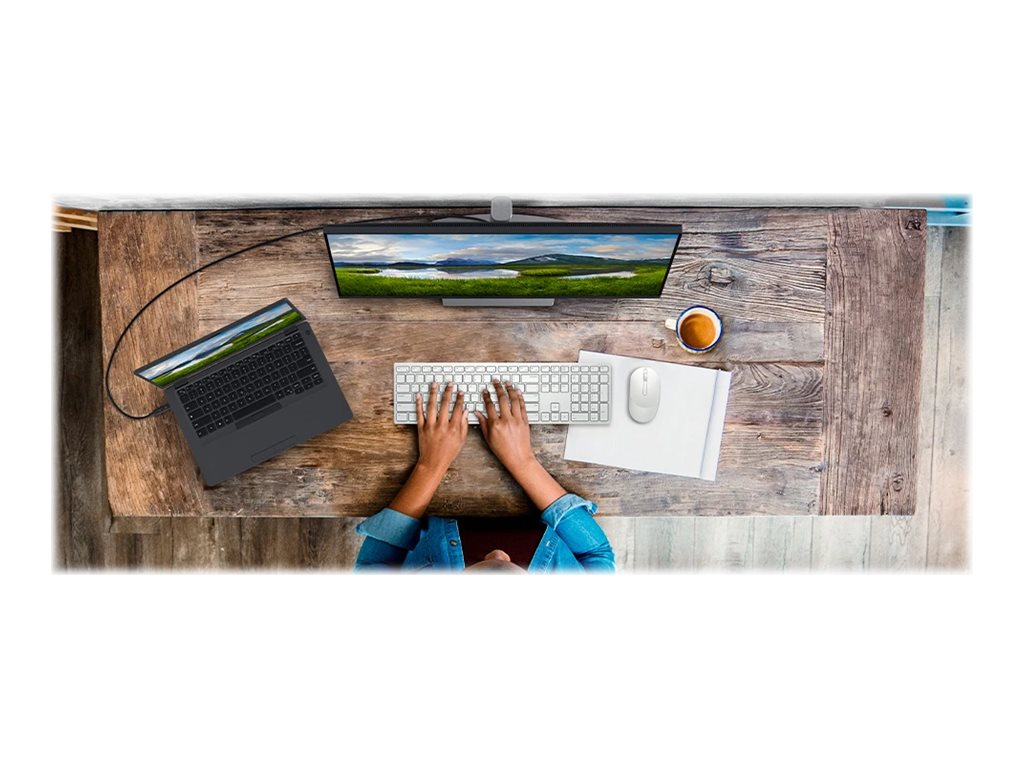 Dell | Keyboard and Mouse | KM5221W Pro | Keyboard and Mouse Set | Wireless | Mouse included | Russian | White | 2.4 GHz