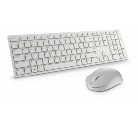 Dell | Keyboard and Mouse | KM5221W Pro | Keyboard and Mouse Set | Wireless | Mouse included | Russian | White | 2.4 GHz