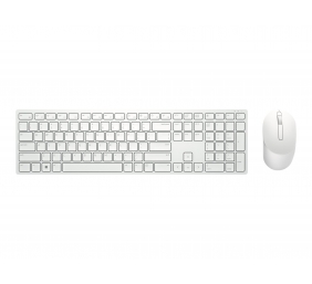 Dell | Keyboard and Mouse | KM5221W Pro | Keyboard and Mouse Set | Wireless | Mouse included | Russian | White | 2.4 GHz