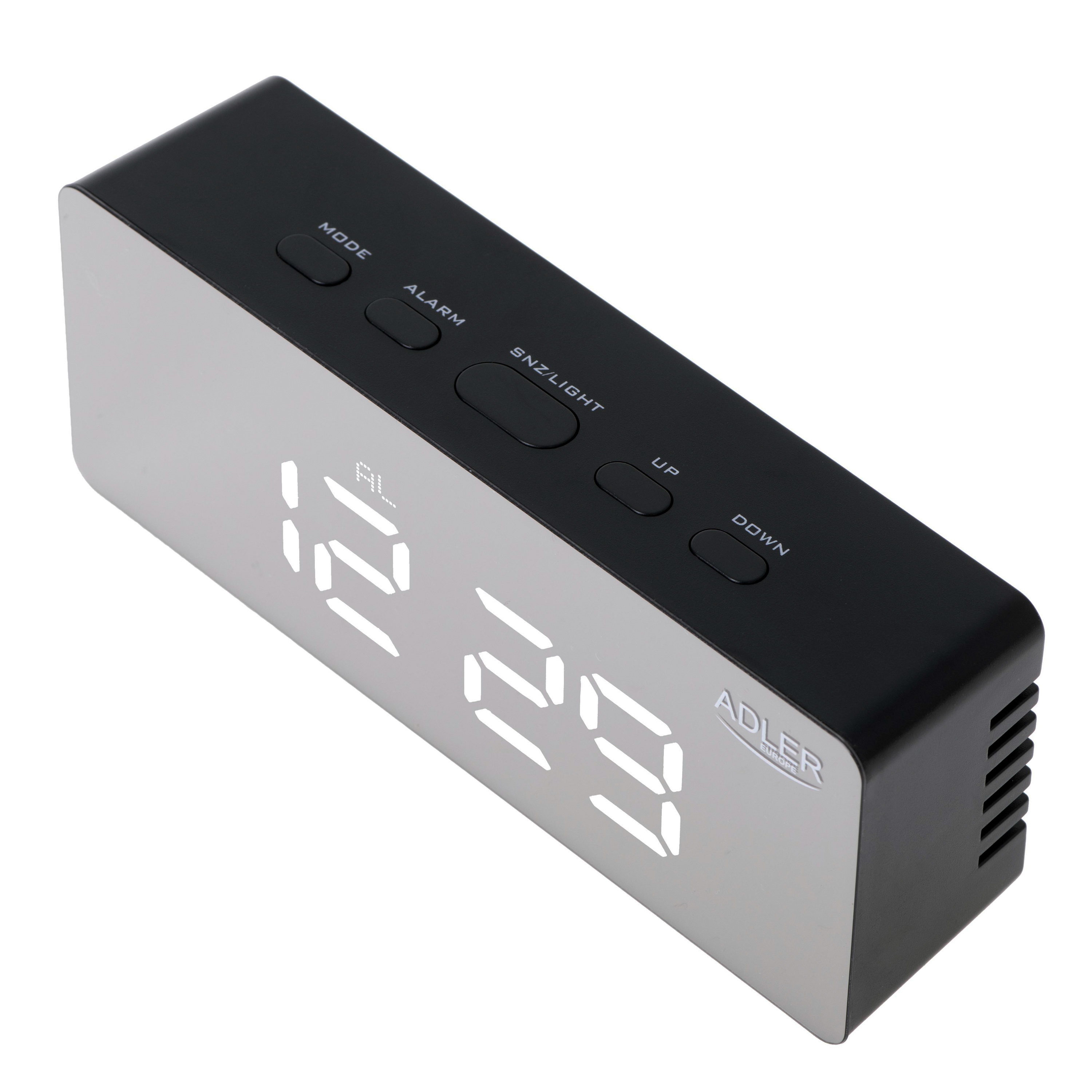 Adler | Alarm Clock | AD 1189B | Alarm function | Black