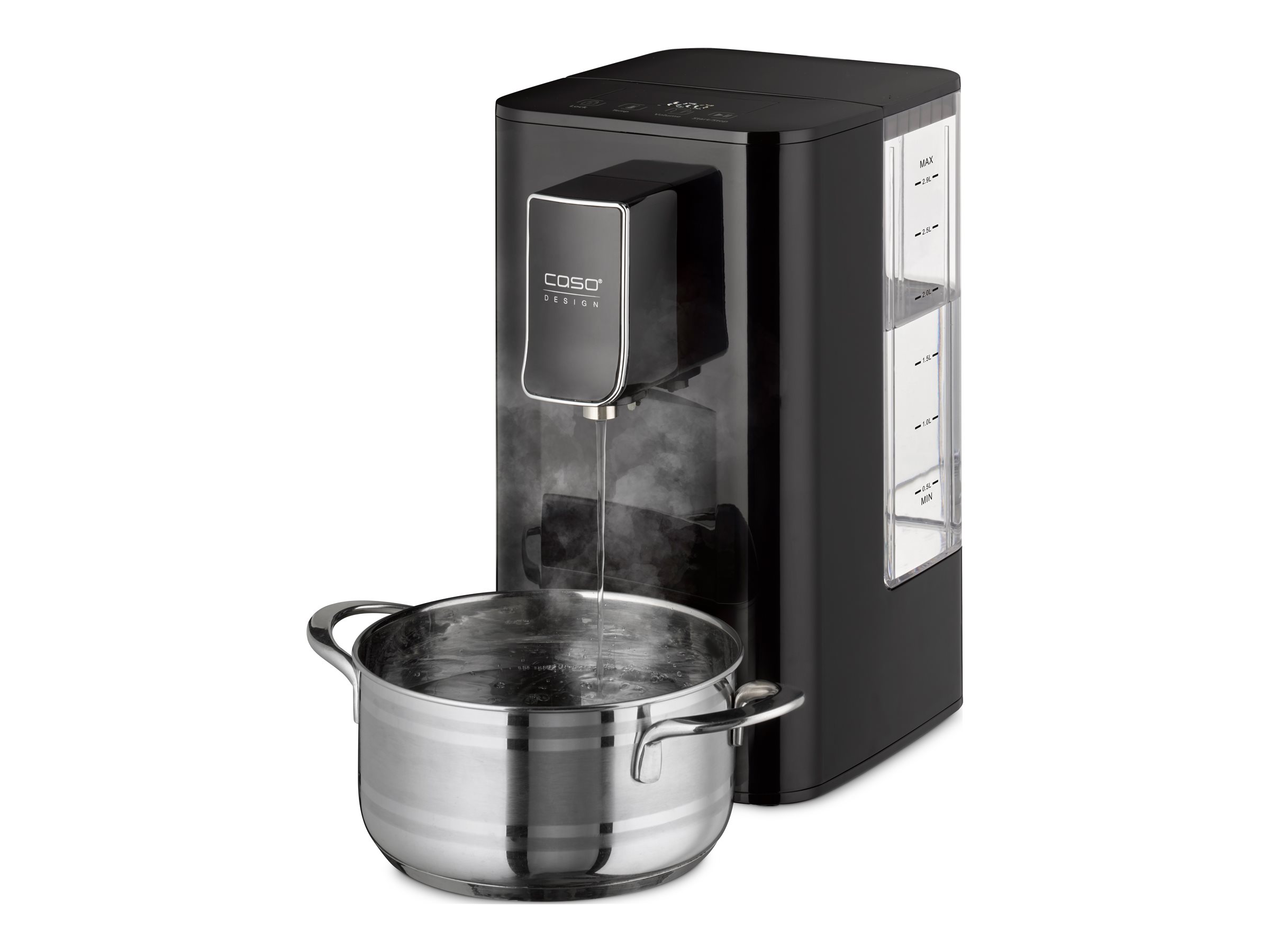 Caso | Turbo hot water dispenser | HW 550 | Water Dispenser | 2600 W | 2.9 L | Plastic/Stainless Steel | Black