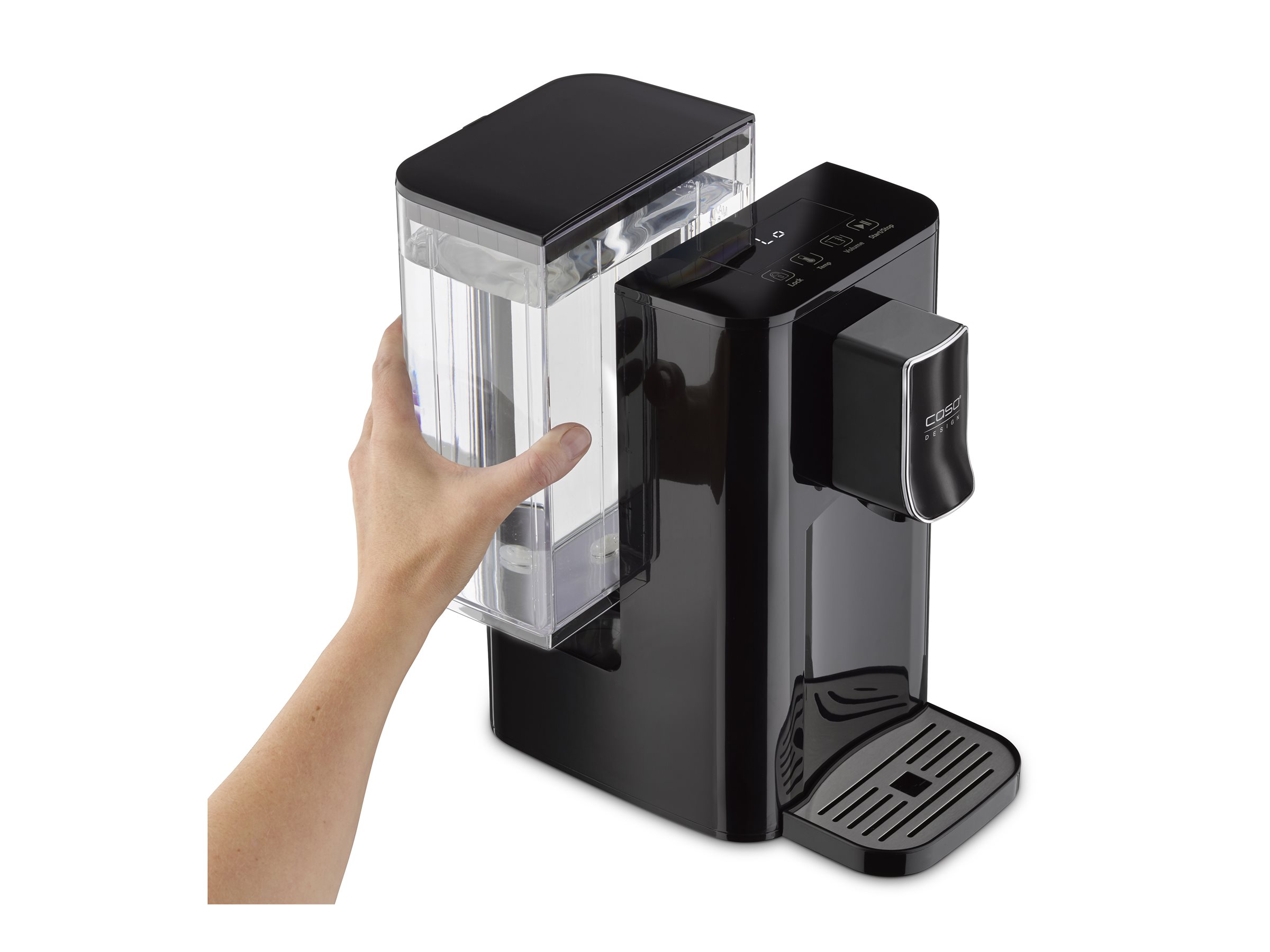 Caso | Turbo hot water dispenser | HW 550 | Water Dispenser | 2600 W | 2.9 L | Plastic/Stainless Steel | Black