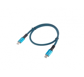 Lanberg | USB-C to USB-C Cable | Black/Blue | 0.5 m