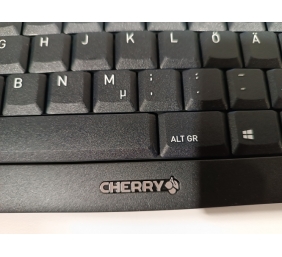 Ecost Prekė po grąžinimo CHERRY STREAM KEYBOARD TKL klaviatūra USB QWERTZ Vokiečių Juoda