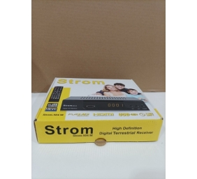 Ecost Prekė po grąžinimo Strom 504 TNT Full HD DVB-T2 dekoderis - suderinamas su HEVC264 - (HDMI, SC