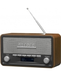 Ecost Prekė po grąžinimo Denver DAB radijas DAB18, su Bluetooth, medinis retro, FM radijas, DAB, DAB