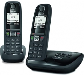 Ecost Prekė po grąžinimo Gigaset AS470A Duo DECT telefonas su skambinančiojo atpažinimo funkcija - t