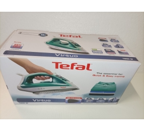 Ecost prekė po grąžinimo, Tefal Virtuo FV1710 lygintuvas Garinis lygintuvas 1800 W Žalia, Balta
