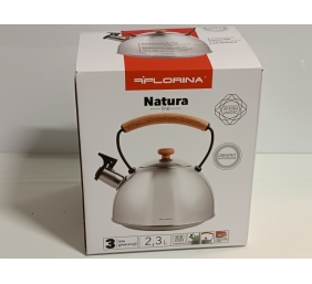 Ecost prekė po grąžinimo, Indukcinis dujinis virdulys Florina 2,3 l retro vintažinis švilpiantis vir