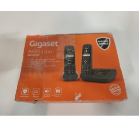 Ecost prekė po grąžinimo, Gigaset A695A Duo belaidis telefonas su atsakikliu, 2 rageliai su dideliu