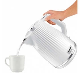 TEFAL | Electric Kettle | KO250130 | Electric | 2400 W | 1.7 L | Plastic | 360° rotational base | White