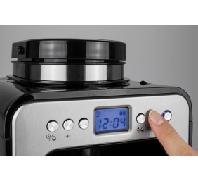 Caso | Design Compact Coffee Maker with Grinder | Pump pressure Not applicable bar | Manual | 600 W | Black/Stainless steel