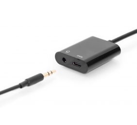 Digitus | USB Type-C adapter/Converter, Type-C to USB Type-C with 3.5mm stereo | AK-300400-002-S