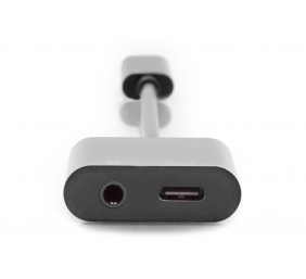 Digitus | USB Type-C adapter/Converter, Type-C to USB Type-C with 3.5mm stereo | AK-300400-002-S
