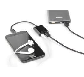 Digitus | USB Type-C adapter/Converter, Type-C to USB Type-C with 3.5mm stereo | AK-300400-002-S