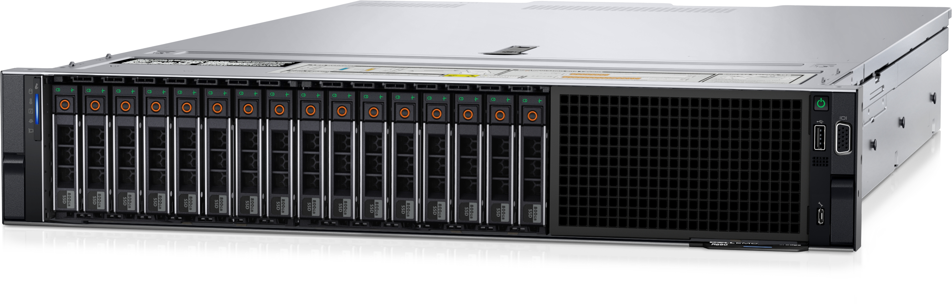 Dell PowerEdge R550 Rack (2U), Intel Xeon, Silver 4314, 2.4 GHz, 24 MB, 32T, 16C, No RAM, No HDD, Up to 8 x 3.5", PERC H755, Power supply 600 W, iDRAC9 Enterprise, No OS, Warranty Basic NBD OnSite 36 month(s)