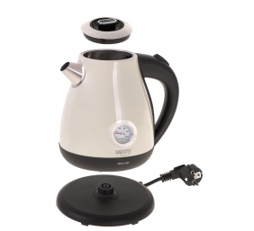 Camry | Kettle with a thermometer | CR 1344 | Electric | 2200 W | 1.7 L | Stainless steel | 360° rotational base | Cream