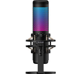 HyperX QuadCast S Mikrofonas USB-C, 3.5mm jack, RGB Lighting, Juoda