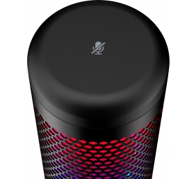 HyperX QuadCast S Mikrofonas USB-C, 3.5mm jack, RGB Lighting, Juoda