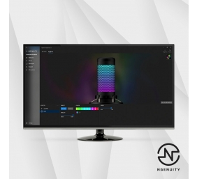 HyperX QuadCast S Mikrofonas USB-C, 3.5mm jack, RGB Lighting, Juoda