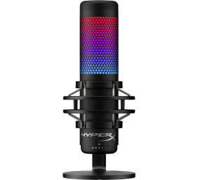 HyperX QuadCast S Mikrofonas USB-C, 3.5mm jack, RGB Lighting, Juoda