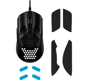 HyperX Pulsefire Haste Laidinė žaidimų pelė, 16000 DPI, RGB Lighting, Juoda
