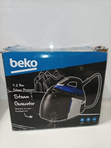 Ecost prekė po grąžinimo, Beko SGA8328D garų lyginimo stotis 2800 W Keraminis padas Mėlyna, balta