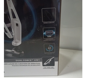 Ecost prekė po grąžinimo, Rowenta Dual Force 2in1 RH6737 0,6 l dulkių siurblys be maišelio baltas