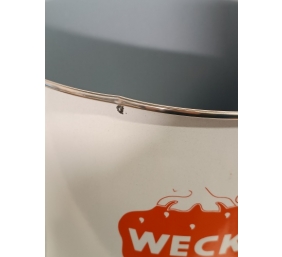 Ecost prekė po grąžinimo, Weck emaliuotas sterilizatorius su laikrodžiu