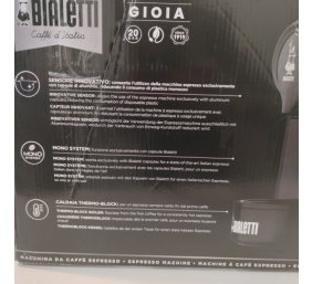 Ecost prekė po grąžinimo, Bialetti 012900070/SC Freude Espresso aparatas kapsulėms Aliuminis 1200 W