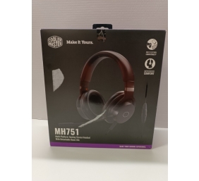 Ecost prekė po grąžinimo, Cooler Master MH751 Žaidimų ausinės su 2.0 Hi-Fi Stereo - suderinamos su k