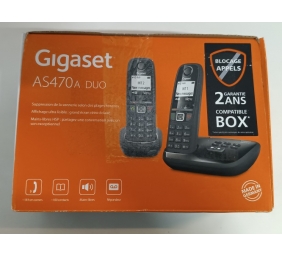 Ecost prekė po grąžinimo, Gigaset AS470A Duo DECT telefonas su skambinančiojo atpažinimo funkcija -