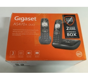 Ecost prekė po grąžinimo, Gigaset AS470A Duo DECT telefonas su skambinančiojo atpažinimo funkcija -