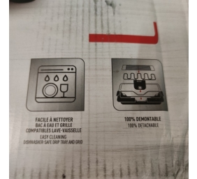 Ecost prekė po grąžinimo, Tefal BG 90E5 lauko kepsninė / grilis Stalinė elektrinė juoda, raudona 230