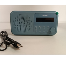 Ecost prekė po grąžinimo, SHARP DR-P420 (BL) Tokyo Nešiojamasis skaitmeninis radijo imtuvas (DAB/DAB