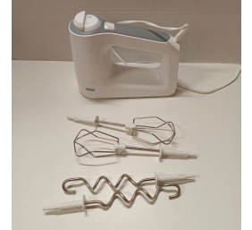 Ecost prekė po grąžinimo, Braun HM 3135 WH Rankinis maišytuvas 500 W Pilka, balta