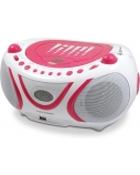 Ecost prekė po grąžinimo, Metronic Radio CD-MP3 - Boombox - pop rožinės spalvos