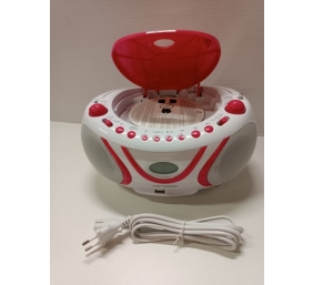 Ecost prekė po grąžinimo, Metronic Radio CD-MP3 - Boombox - pop rožinės spalvos