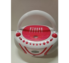 Ecost prekė po grąžinimo, Metronic Radio CD-MP3 - Boombox - pop rožinis