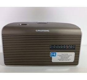 Ecost prekė po grąžinimo, Grundig Music 60 asmeninis analoginis rudas, sidabrinės spalvos