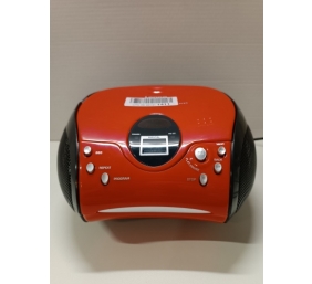 Ecost prekė po grąžinimo, Lenco nešiojamasis radijo imtuvas su CD grotuvu - raudonas