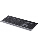 Ecost prekė po grąžinimo, Rapoo E9270P klaviatūra RF belaidis QWERTZ vokiškas juodas, sidabrinis
