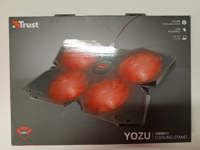 Ecost prekė po grąžinimo, Trust GXT 278 nešiojamojo kompiuterio aušinimo padas 43,9 cm (17,3) juodas