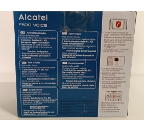 Ecost prekė po grąžinimo, Alcatel F530 Voice - belaidis atsakiklis su pažangiu skambučių blokavimu,