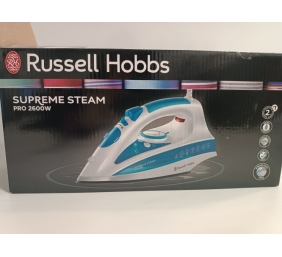 Ecost prekė po grąžinimo, Russell Hobbs garų lygintuvas Supreme Steam Pro (2600 vatų, 140 g/min)