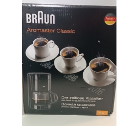 Ecost prekė po grąžinimo, Braun KF 47/1 BK Rankinis lašinės kavos aparatas