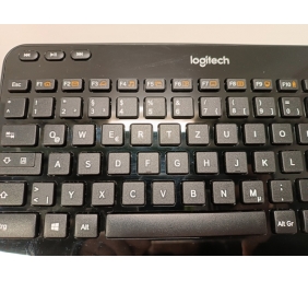 Ecost prekė po grąžinimo, Logitech belaidė klaviatūra K360 RF Wireless QWERTZ vokiška juoda