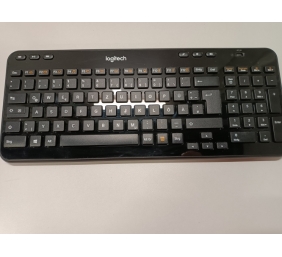 Ecost prekė po grąžinimo, Logitech belaidė klaviatūra K360 RF Wireless QWERTZ vokiška juoda